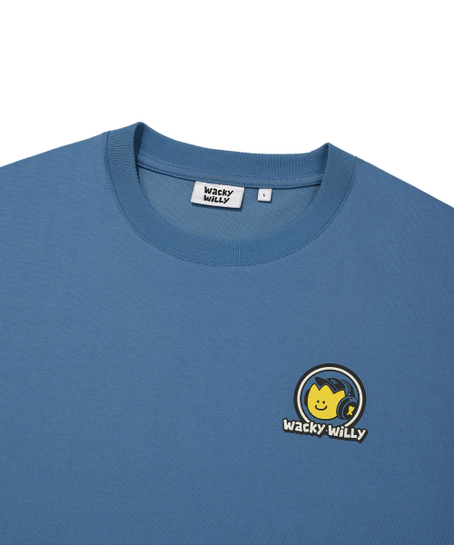 Wacky WiLLy(ワッキーウィリー)の「キキミュージックグラフィック半袖Tシャツブルー(Tシャツ/カットソー・レディース・その他・SMALL/MEDIUM/LARGE/X-LARGE)」の4枚目の写真