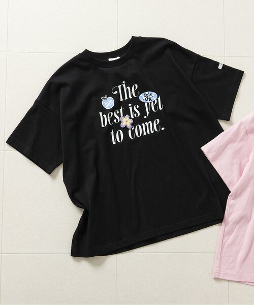 algy(アルジー)の「POPロゴBIG半袖Tシャツ(Tシャツ/カットソー・キッズ・ピンク/ブラック/オフホワイト・160/150/140/130/120)」の3枚目の写真