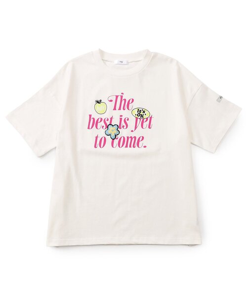 algy(アルジー)の「POPロゴBIG半袖Tシャツ(Tシャツ/カットソー・キッズ・ピンク/ブラック/オフホワイト・160/150/140/130/120)」の8枚目の写真