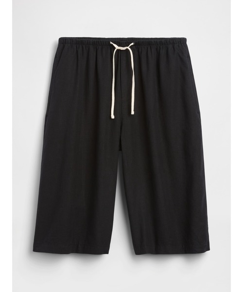 GAP(ギャップ)の「リネン混 リラックスフィット イージーウエスト キュロットパンツ(その他パンツ・レディース・ネイビー/ブラック/オフホワイト・XXS/L/M/S/XS)」の12枚目の写真