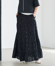 IENA(�C�G�i)��COUTURE D'ADAM/�N�`���[���h�A�_�� Tiered Skirt �X�J�[�g 26SS-236(�X�J�[�g)