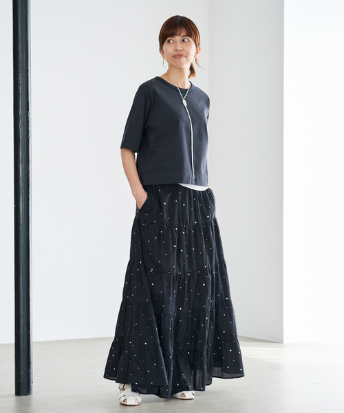 COUTURE D'ADAM/クチュールドアダム Tiered Skirt スカート 26SS-236