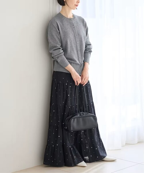IENA(イエナ)の「COUTURE D'ADAM/クチュールドアダム Tiered Skirt スカート 26SS-236(スカート・レディース・ブラック・FREE)」の16枚目の写真