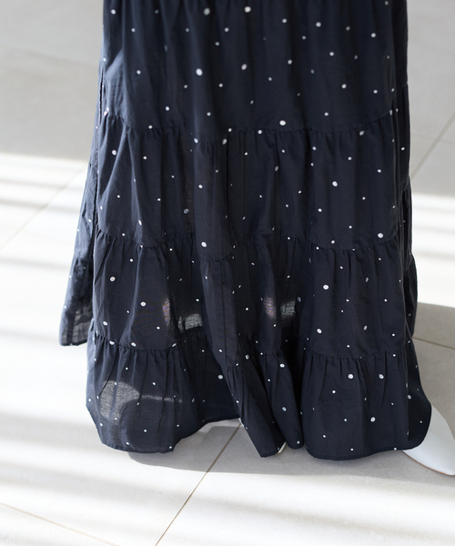 IENA(イエナ)の「COUTURE D'ADAM/クチュールドアダム Tiered Skirt スカート 26SS-236(スカート・レディース・ブラック・FREE)」の20枚目の写真