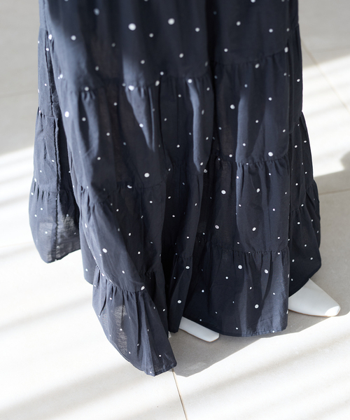IENA(イエナ)の「COUTURE D'ADAM/クチュールドアダム Tiered Skirt スカート 26SS-236(スカート・レディース・ブラック・FREE)」の21枚目の写真