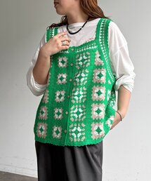 前後2WAYクロシェベスト
