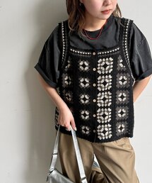 前後2WAYクロシェベスト
