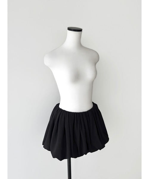 AMOMMA(アモマ)の「VOLUME GATHER MINI SKIRT(スカート・レディース・グレー/ブラック・FREE)」の17枚目の写真