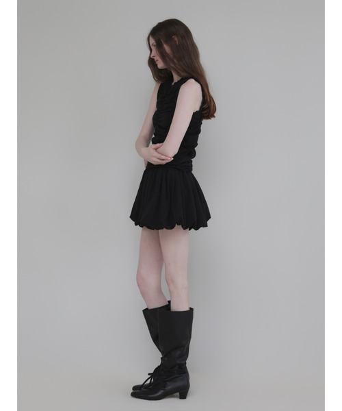 AMOMMA(アモマ)の「VOLUME GATHER MINI SKIRT(スカート・レディース・グレー/ブラック・FREE)」の20枚目の写真