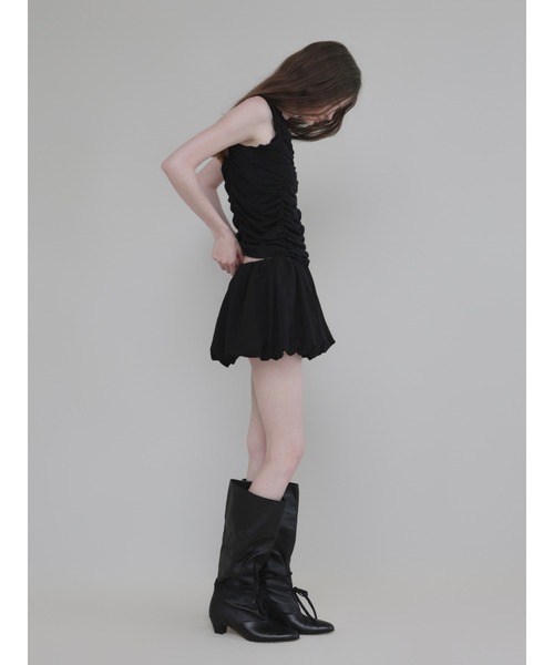 AMOMMA(アモマ)の「VOLUME GATHER MINI SKIRT(スカート・レディース・グレー/ブラック・FREE)」の21枚目の写真