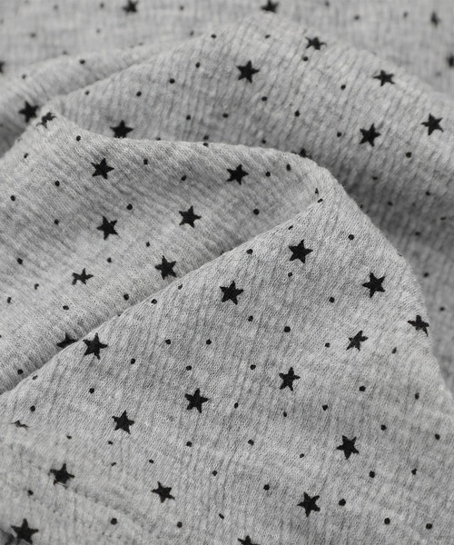 HOOK(フック)の「HOOK for girls 星柄フロントリボンペプラム半袖トップス (SS)(Tシャツ/カットソー・レディース・ホワイト/グレー・FREE)」の13枚目の写真