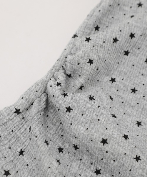 HOOK(フック)の「HOOK for girls 星柄フロントリボンペプラム半袖トップス (SS)(Tシャツ/カットソー・レディース・ホワイト/グレー・FREE)」の15枚目の写真