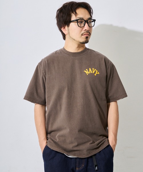 ムラサキスポーツ(ムラサキスポーツ)の「DEAR LAUREL/ディアローレル × ジャクソンマティス JM NUMBERING NAVY 半袖 Tシャツ DL26S-JM2101(Tシャツ/カットソー・メンズ・ブラウン/グレー/ホワイト・L/M)」の12枚目の写真