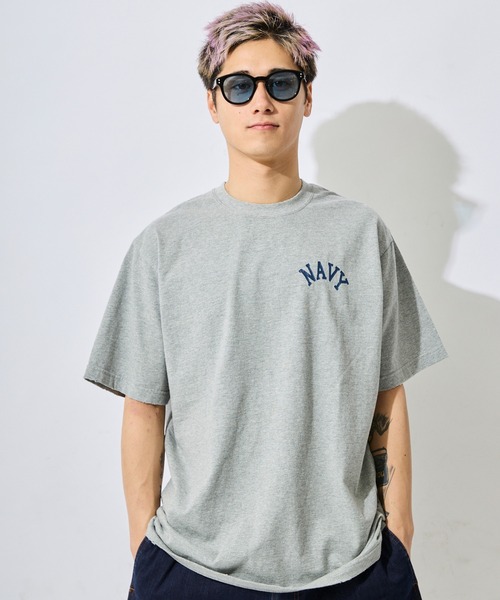 ムラサキスポーツ(ムラサキスポーツ)の「DEAR LAUREL/ディアローレル × ジャクソンマティス JM NUMBERING NAVY 半袖 Tシャツ DL26S-JM2101(Tシャツ/カットソー・メンズ・ブラウン/グレー/ホワイト・L/M)」の17枚目の写真