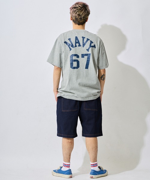 ムラサキスポーツ(ムラサキスポーツ)の「DEAR LAUREL/ディアローレル × ジャクソンマティス JM NUMBERING NAVY 半袖 Tシャツ DL26S-JM2101(Tシャツ/カットソー・メンズ・ブラウン/グレー/ホワイト・L/M)」の14枚目の写真