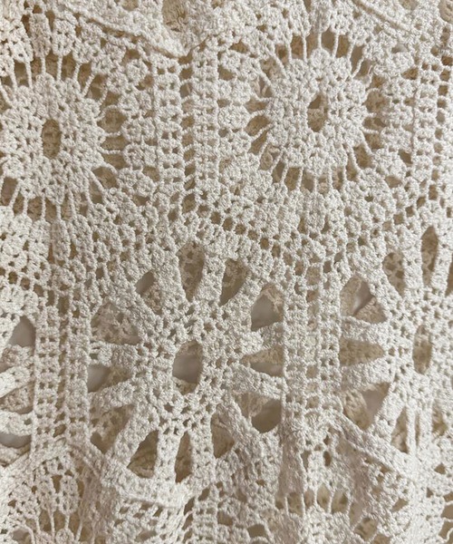 Doux Belle（ドゥーベル）の「刺繍ロングワンピース（ワンピース・レディース・ベージュ/ホワイト・FREE）」の7枚目の写真