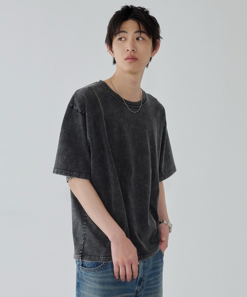 WEGO(ウィゴー)の「WEGO/【26年春夏新作】コットンクルーネックT(Tシャツ/カットソー・メンズ・ブラック系その他/ホワイト・SMALL/MEDIUM/LARGE)」の13枚目の写真