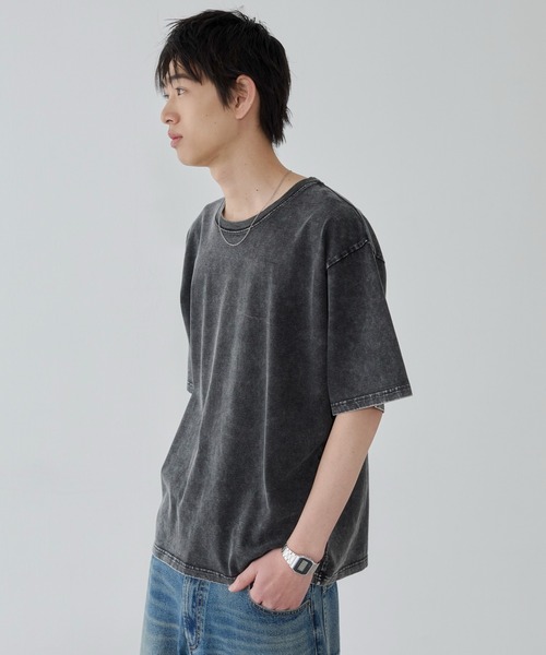 WEGO(ウィゴー)の「WEGO/【26年春夏新作】コットンクルーネックT(Tシャツ/カットソー・メンズ・ブラック系その他/ホワイト・SMALL/MEDIUM/LARGE)」の14枚目の写真