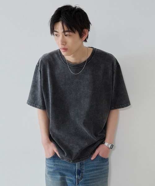 WEGO(ウィゴー)の「WEGO/【26年春夏新作】コットンクルーネックT(Tシャツ/カットソー・メンズ・ブラック系その他/ホワイト・SMALL/MEDIUM/LARGE)」の15枚目の写真
