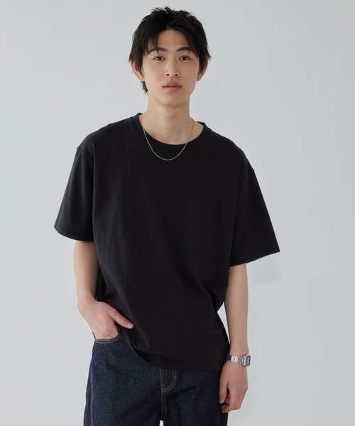 WEGO(ウィゴー)の「WEGO/【26年春夏新作】コットンクルーネックT(Tシャツ/カットソー・メンズ・ブラック系その他/ホワイト・SMALL/MEDIUM/LARGE)」の18枚目の写真