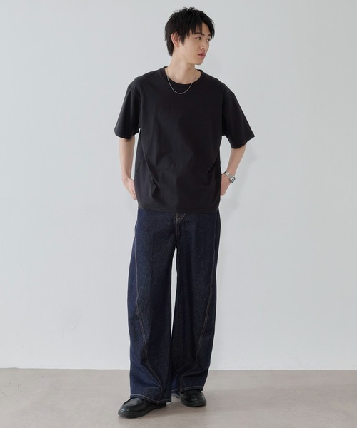 WEGO(ウィゴー)の「WEGO/【26年春夏新作】コットンクルーネックT(Tシャツ/カットソー・メンズ・ブラック系その他/ホワイト・SMALL/MEDIUM/LARGE)」の20枚目の写真