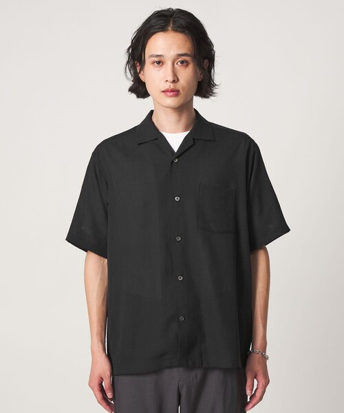 A DAY IN THE LIFE UNITED ARROWS(アデイインザライフユナイテッドアローズ)の「リネンライク スラブ オープンカラーシャツ-吸水速乾・通気性-<A DAY IN THE LIFE>(シャツ/ブラウス・メンズ・ナチュラル/ブラック/モカ/コバルトブルー・L/M/S)」の20枚目の写真
