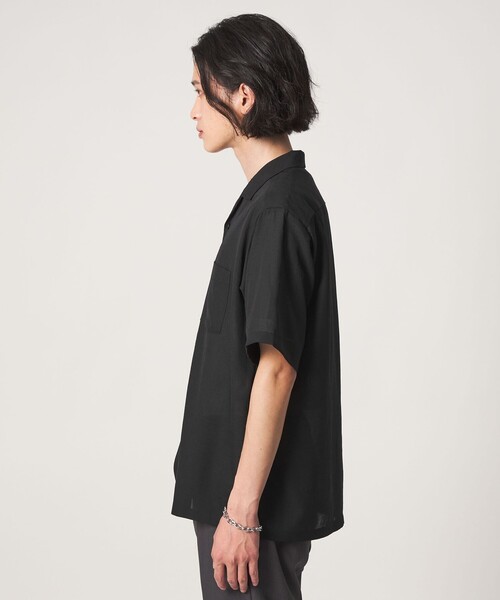 A DAY IN THE LIFE UNITED ARROWS(アデイインザライフユナイテッドアローズ)の「リネンライク スラブ オープンカラーシャツ-吸水速乾・通気性-<A DAY IN THE LIFE>(シャツ/ブラウス・メンズ・ナチュラル/ブラック/モカ/コバルトブルー・L/M/S)」の21枚目の写真