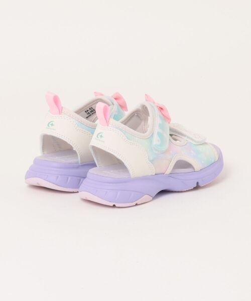 MoonStar(ムーンスター)の「《moonstar》LV 1264(サンダル・キッズ・サックスブルー/レインボー/ピンク・19.0cm/18.0cm/17.0cm/16.0cm/23.0cm/22.0cm/21.0cm/20.0cm)」の4枚目の写真