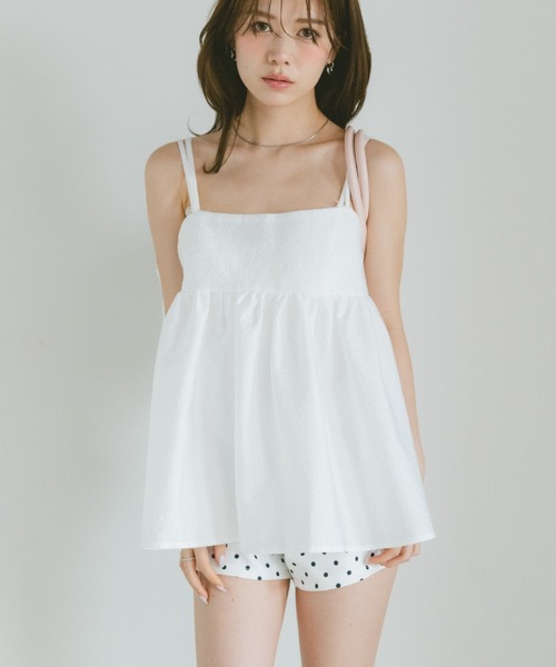 VANNIE U(ヴァニーユー)の「ドットショートパンツ(その他パンツ・レディース・ホワイト/ブラック・FREE)」の20枚目の写真