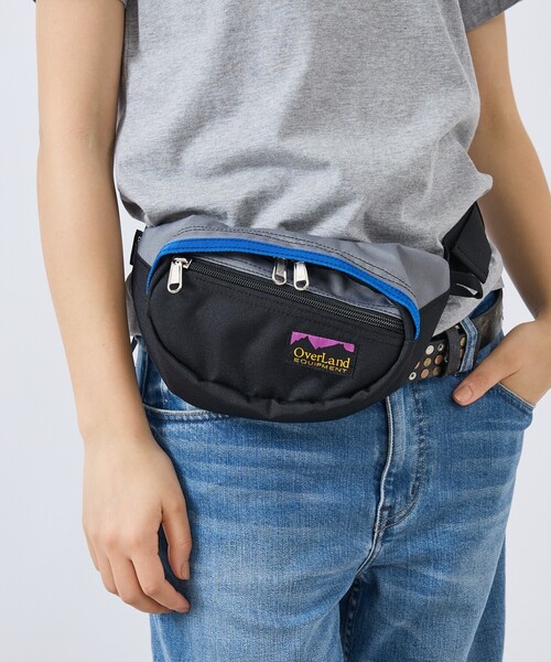 Overland(オーバーランド)の「【OverLand Equipment/オーバーランド・イクイップメント】OL-253007/配色WAIST BAG/ウェストバッグ/ボディバッグ/アウトドア/ユニセックス【WEB限定】(ボディバッグ/ウエストポーチ・メンズ・ブラック/パープル/グレー・フリー)」の15枚目の写真