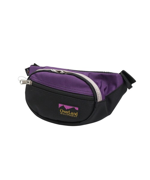 Overland(オーバーランド)の「【OverLand Equipment/オーバーランド・イクイップメント】OL-253007/配色WAIST BAG/ウェストバッグ/ボディバッグ/アウトドア/ユニセックス【WEB限定】(ボディバッグ/ウエストポーチ・メンズ・ブラック/パープル/グレー・フリー)」の11枚目の写真