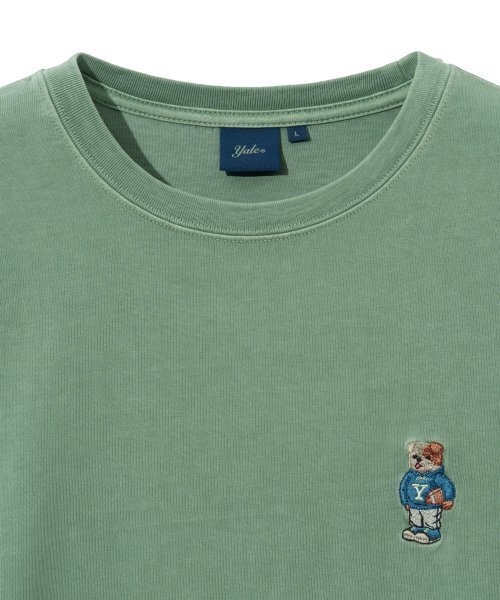 YALE(イェール)の「エンブロイダリーダンロングスリーブ_ピグメントセージグリーン(Tシャツ/カットソー・レディース・その他・LARGE/MEDIUM/X-LARGE)」の6枚目の写真