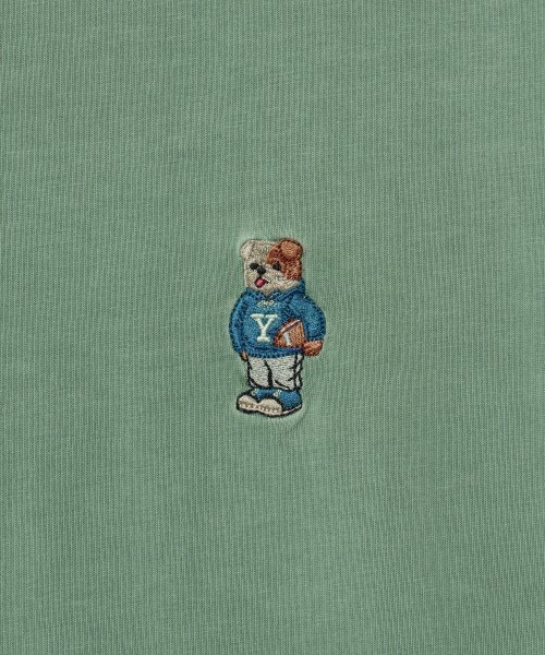 YALE(イェール)の「エンブロイダリーダンロングスリーブ_ピグメントセージグリーン(Tシャツ/カットソー・レディース・その他・LARGE/MEDIUM/X-LARGE)」の7枚目の写真