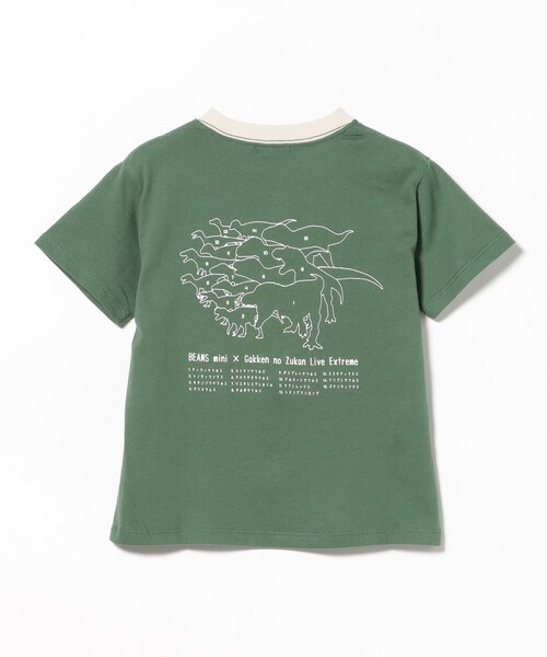 BEAMS mini(ビームスミニ)の「【COLLABORATION】学研の図鑑LIVEエクストリーム / Tシャツ (90~140cm)(Tシャツ/カットソー・キッズ・ホワイト系その他5/グリーン/サックスブルー・140/130/110/100/90/120)」の7枚目の写真