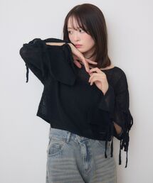 袖リボンメッシュNT