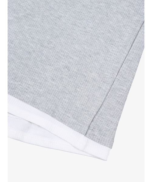 OWSA（オウサ）の「ヘンリーネックレイヤード長袖Tシャツ3カラー（Tシャツ/カットソー・メンズ・グレー/ブラック/ブラウン・LARGE/MEDIUM）」の13枚目の写真