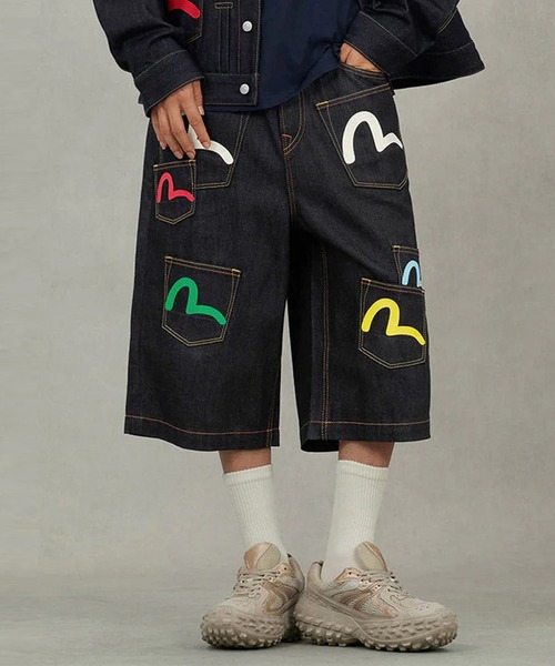 EVISU】HT MULTI-POCKET DENIM SHORT（デニムパンツ）｜EVISU