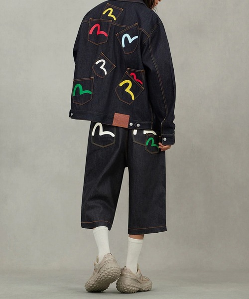 EVISU(エヴィス)の「【EVISU】HT MULTI-POCKET DENIM SHORT(デニムパンツ・メンズ・インディゴブルー・32inch/30inch)」の3枚目の写真