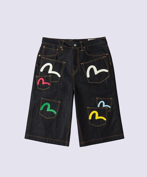 EVISU(エヴィス)の「【EVISU】HT MULTI-POCKET DENIM SHORT(デニムパンツ・メンズ・インディゴブルー・32inch/30inch)」の4枚目の写真