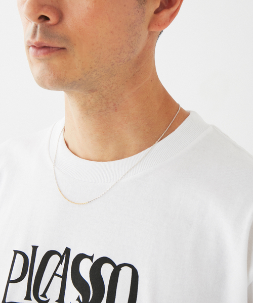EDIFICE（エディフィス）の「Pablo Picasso(パブロ・ピカソ) 別注 アート プリント Tシャツ（Tシャツ/カットソー・メンズ・ブラック系その他/ブルー/ホワイト×ホワイト/ブラック/ベージュ/レッド/ホワイト系その他/ホワイト・MEDIUM/SMALL/X-LARGE/LARGE）」の18枚目の写真