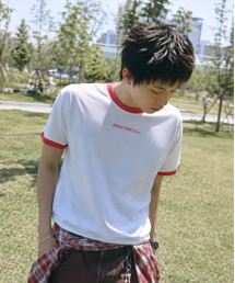 KRUXH（クルクス）の「クラシックリングTシャツレッド（Tシャツ/カットソー）」