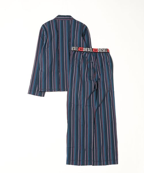 DIESEL(ディーゼル)の「メンズ パジャマセット SET-PAUL-D-CORE(ルームウェア/パジャマ・メンズ・ブルー系その他・LARGE/SMALL/MEDIUM/XX-LARGE/X-LARGE)」の2枚目の写真