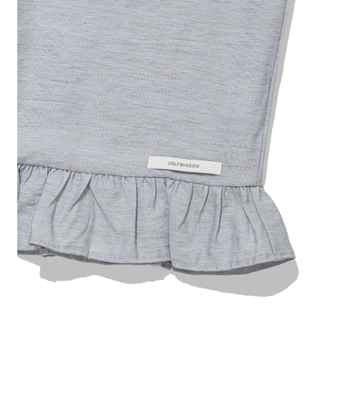 UGLY SHADOW(アグリーシャドウ)の「HIGH-NECK FRILL SLEEVELESS(LIGHT GREY)(シャツ/ブラウス・レディース・その他・FREE)」の7枚目の写真