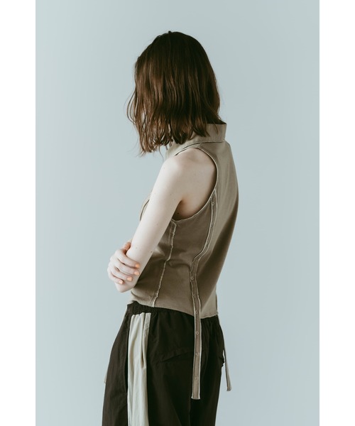 Knuth Marf（クヌースマーフ）の「american armhole compact shirt（シャツ/ブラウス・レディース・ダークグリーン/グリーン系その他・FREE）」の5枚目の写真