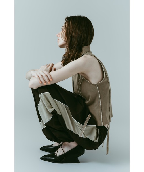 Knuth Marf（クヌースマーフ）の「american armhole compact shirt（シャツ/ブラウス・レディース・ダークグリーン/グリーン系その他・FREE）」の6枚目の写真