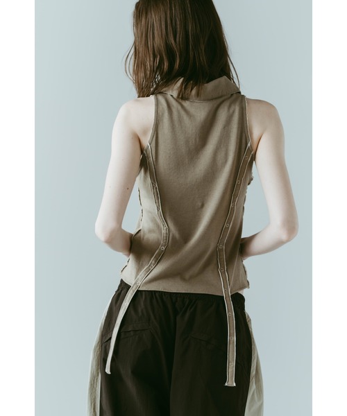 Knuth Marf（クヌースマーフ）の「american armhole compact shirt（シャツ/ブラウス・レディース・ダークグリーン/グリーン系その他・FREE）」の7枚目の写真