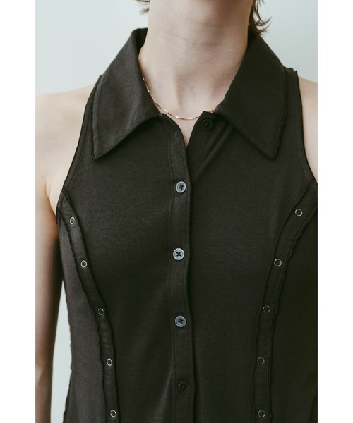 Knuth Marf（クヌースマーフ）の「american armhole compact shirt（シャツ/ブラウス・レディース・ダークグリーン/グリーン系その他・FREE）」の20枚目の写真