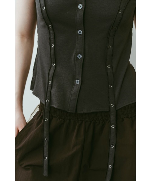 Knuth Marf（クヌースマーフ）の「american armhole compact shirt（シャツ/ブラウス・レディース・ダークグリーン/グリーン系その他・FREE）」の21枚目の写真