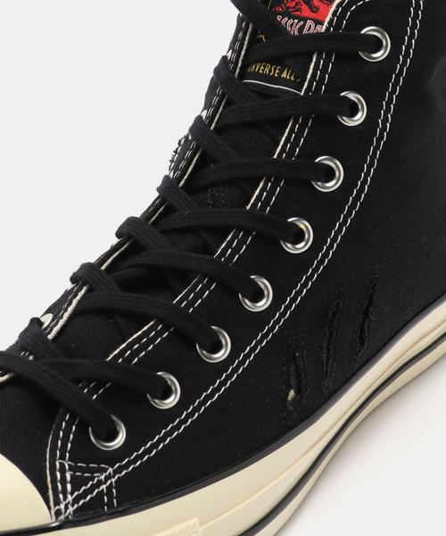 CONVERSE(コンバース)の「CONVERSE ALL STAR AGED RL HI / JURASSIC PARK 31315560(スニーカー・メンズ・ブラック・26cm/26.5cm/27cm/27.5cm/28cm)」の6枚目の写真