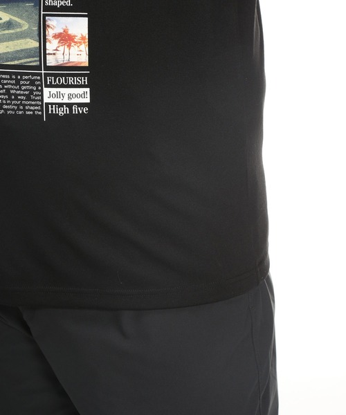 B&T CLUB(ビーティークラブ)の「Tシャツ 半袖 メンズ 大きいサイズ フォトプリント クルーネック カットソー B&T CLUB (ビーアンドティークラブ)(Tシャツ/カットソー・メンズ・ホワイト/ブラック・X3(6L~7L)/X1(3L~4L)/X2(4L~5L))」の19枚目の写真